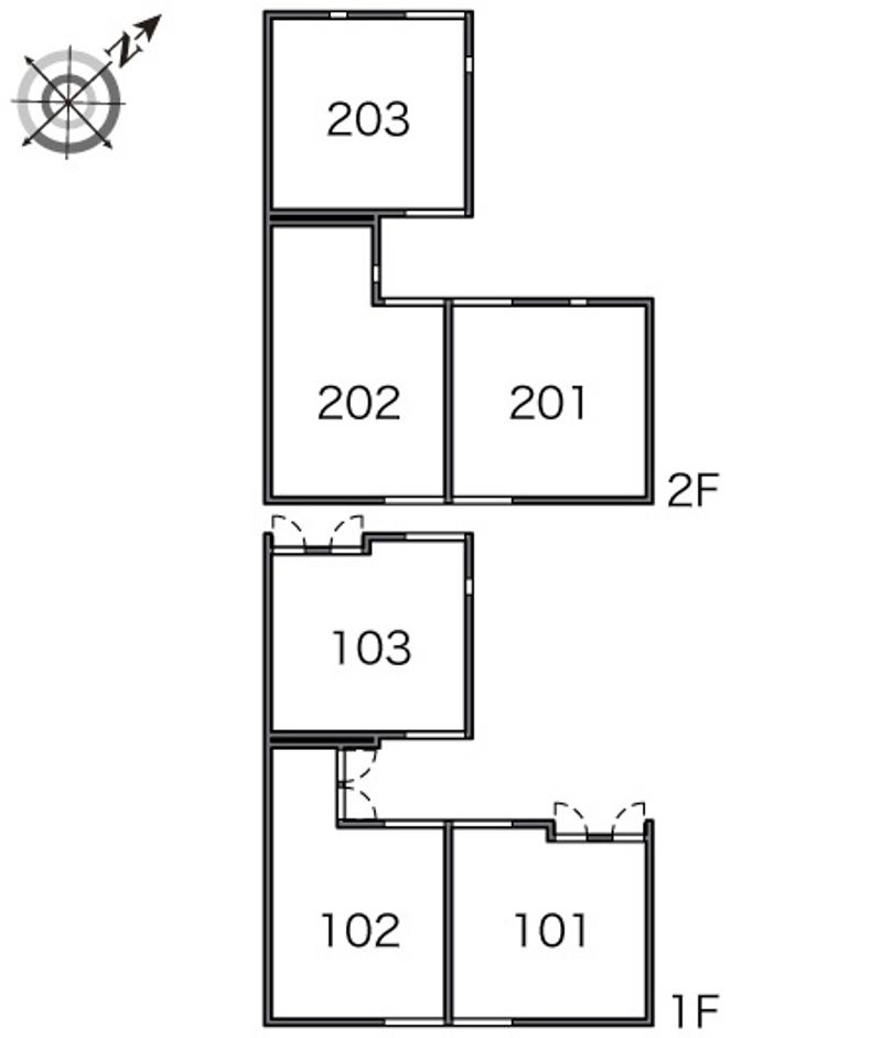 レオネクストアローステージⅡ 間取配置図
