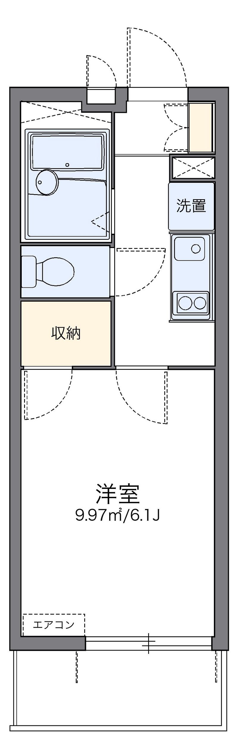 レオパレスボヌール久喜 間取り