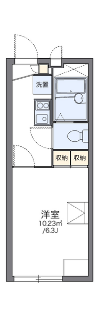 レオパレス光 間取り図