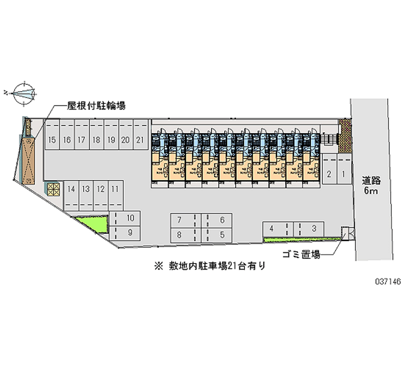 レオパレス雅 月極駐車場