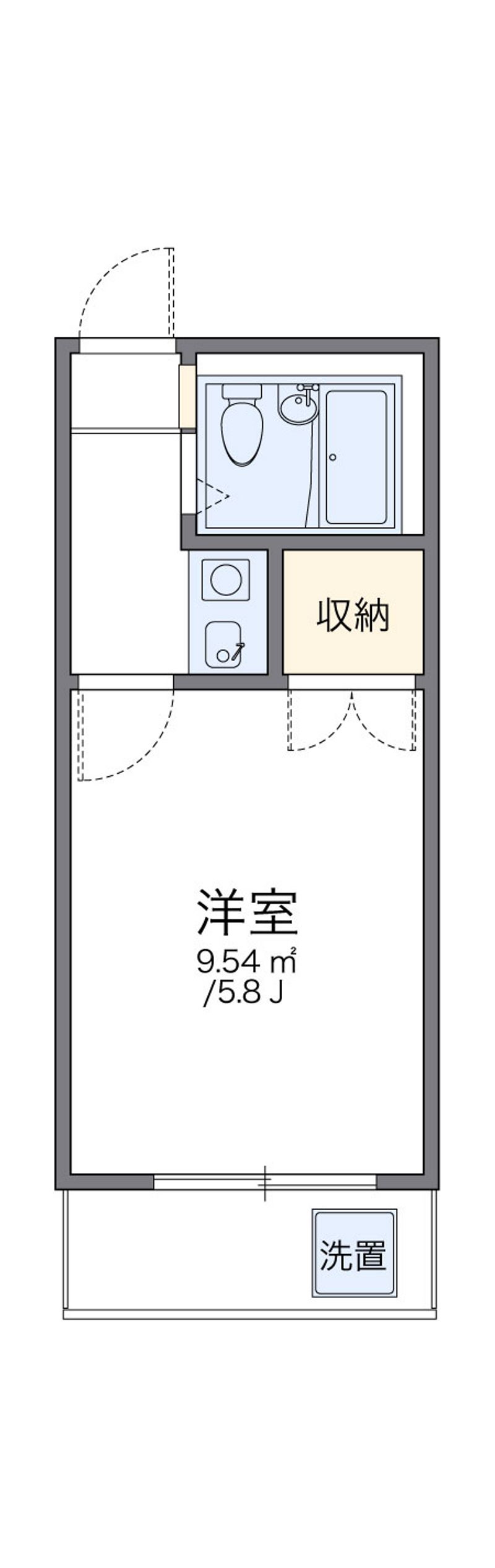 レオパレス亀有第３ 間取図