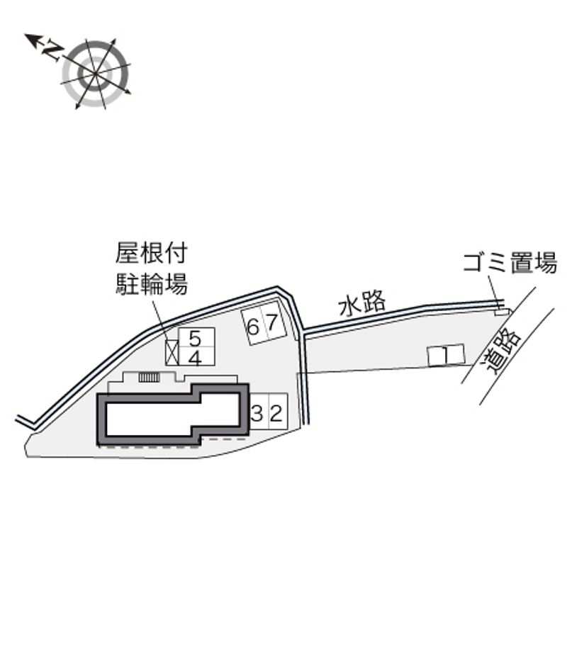 レオパレススマイル　ＲＫ 配置図