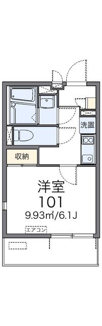 レオネクスト中青木 間取り図