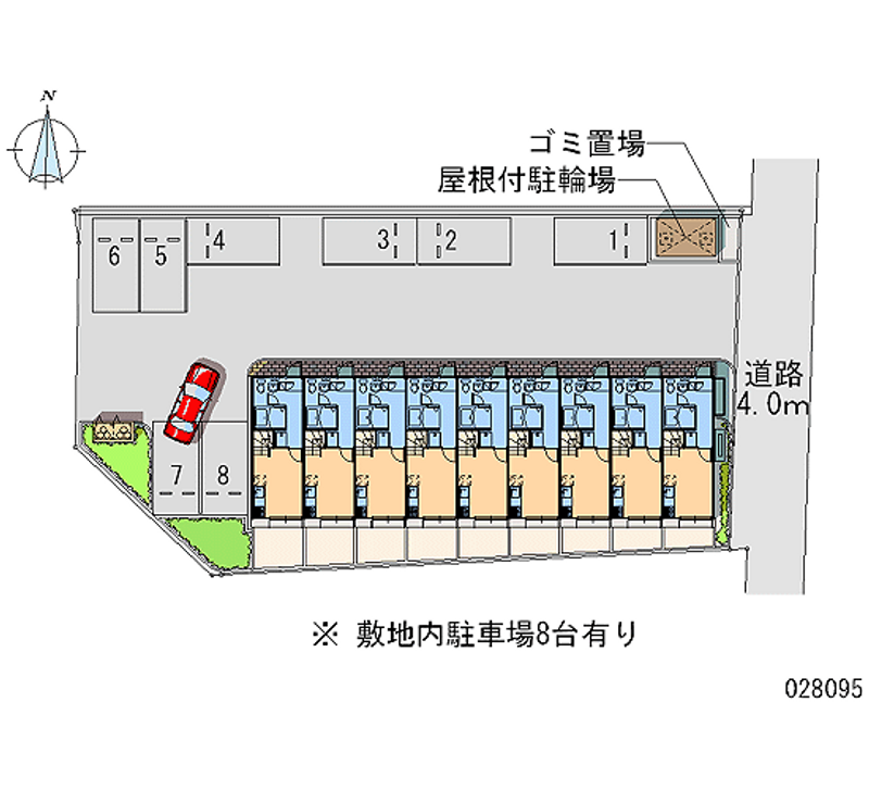 レオパレスＮＩＮＥ 月極駐車場