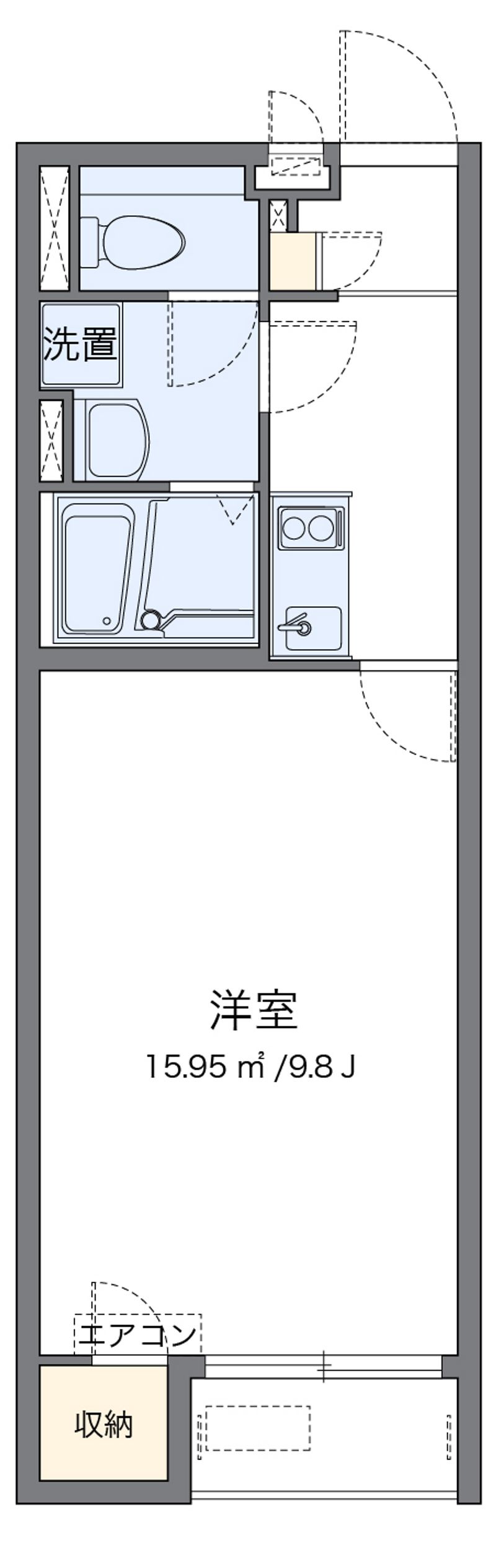 レオネクストＫＡＺＵＭＩ 間取図