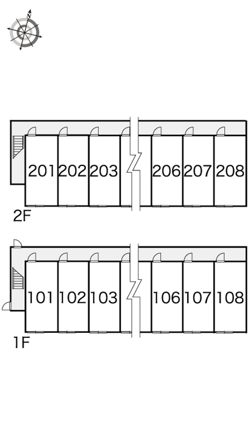 レオパレスピア 間取り配置図