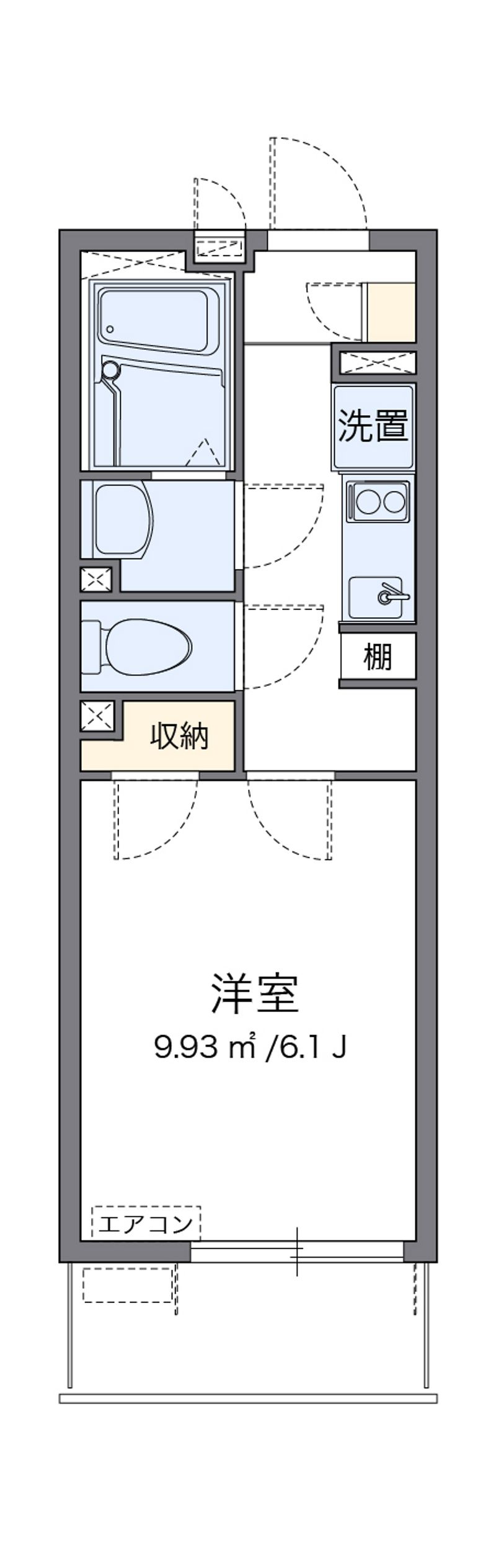 レオネクスト舟橋 間取図