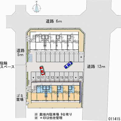 11415 Monthly parking lot