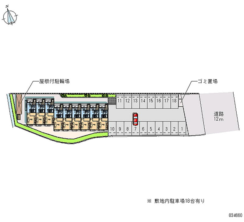 レオパレスＴＨＳ 月極駐車場