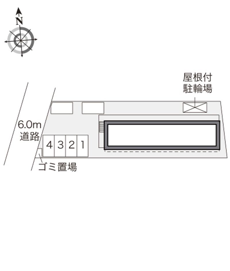レオパレス多摩百草 配置図
