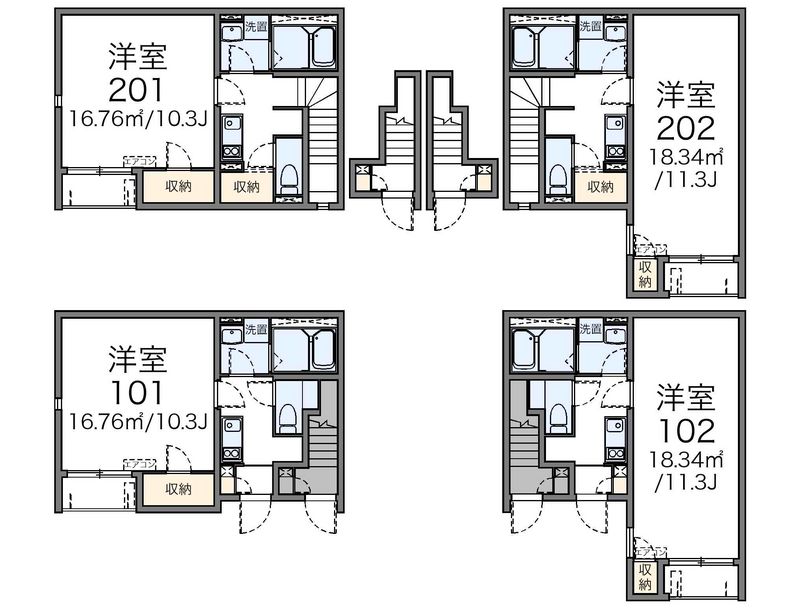 レオネクストミーツハオ　シャッツ 間取図