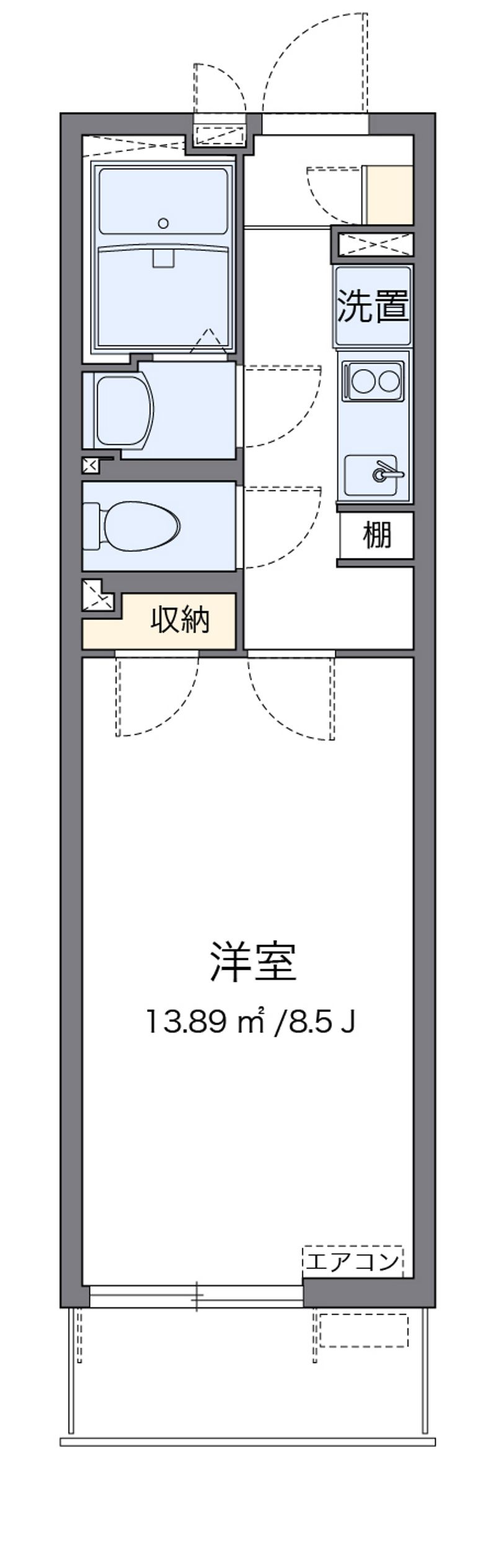 クレイノレジデンス矢上 間取図