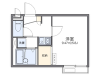 レオパレス矢向Ａ 間取り図