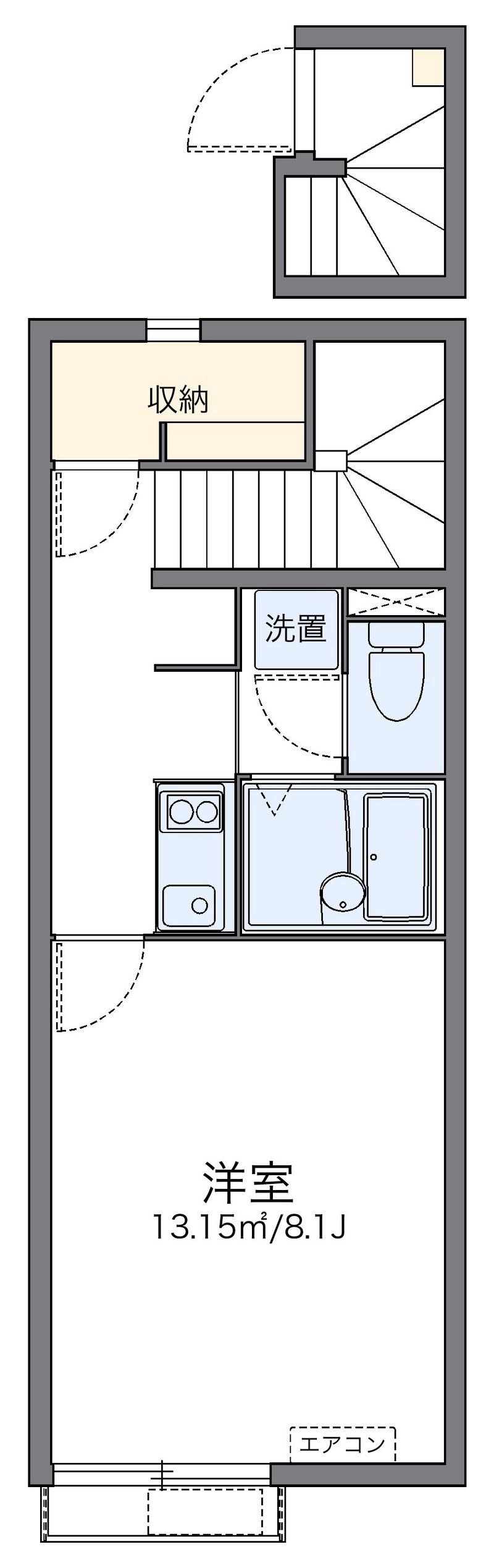 レオネクストユニバーシティ 間取図