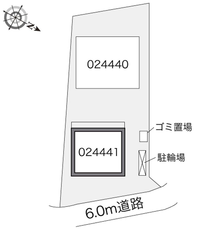 レオパレス北八王子Ａ 配置図