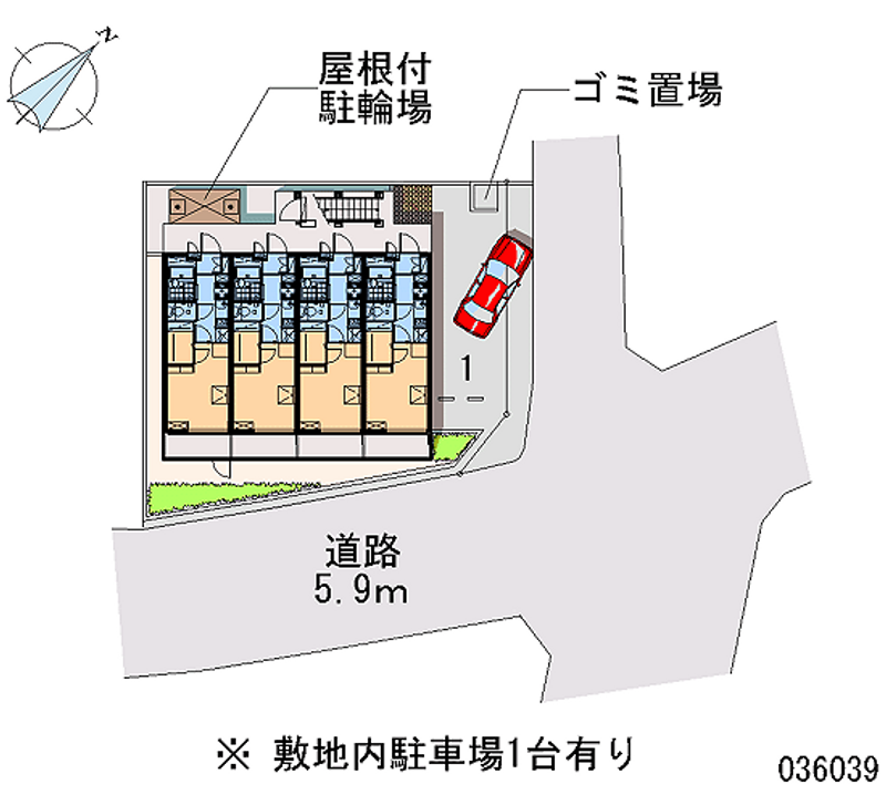 レオパレス山吹 区画図