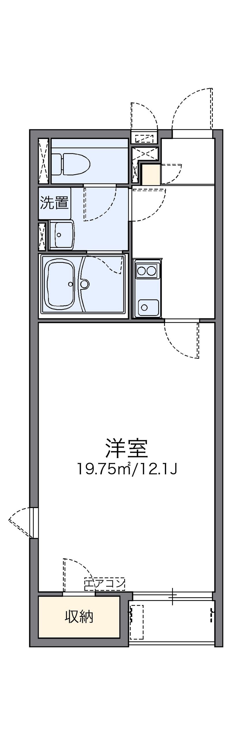 レオネクストシティーパレス２ 間取図