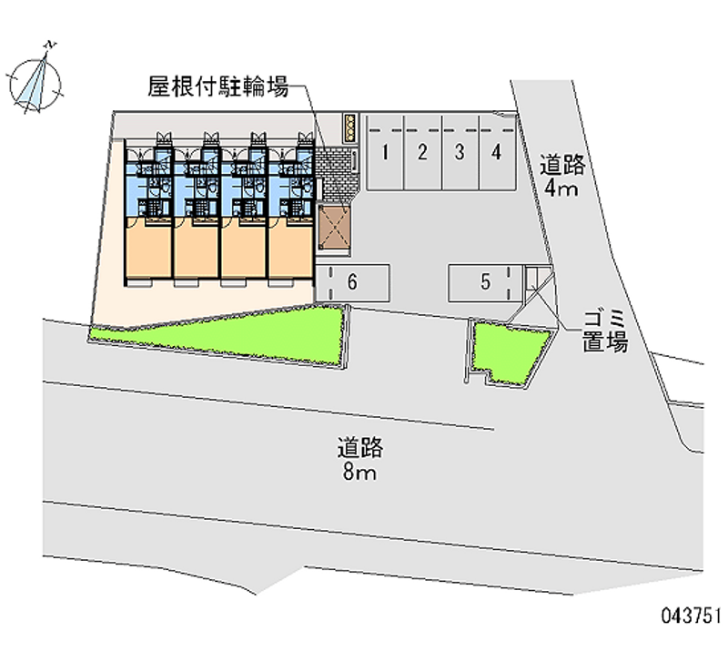 43751 Monthly parking lot