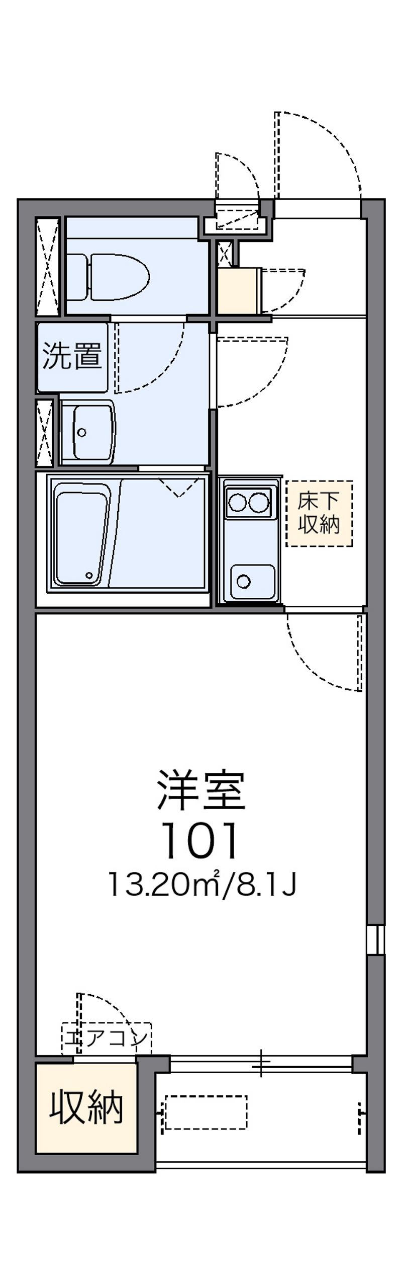 レオネクスト八代本町 間取図