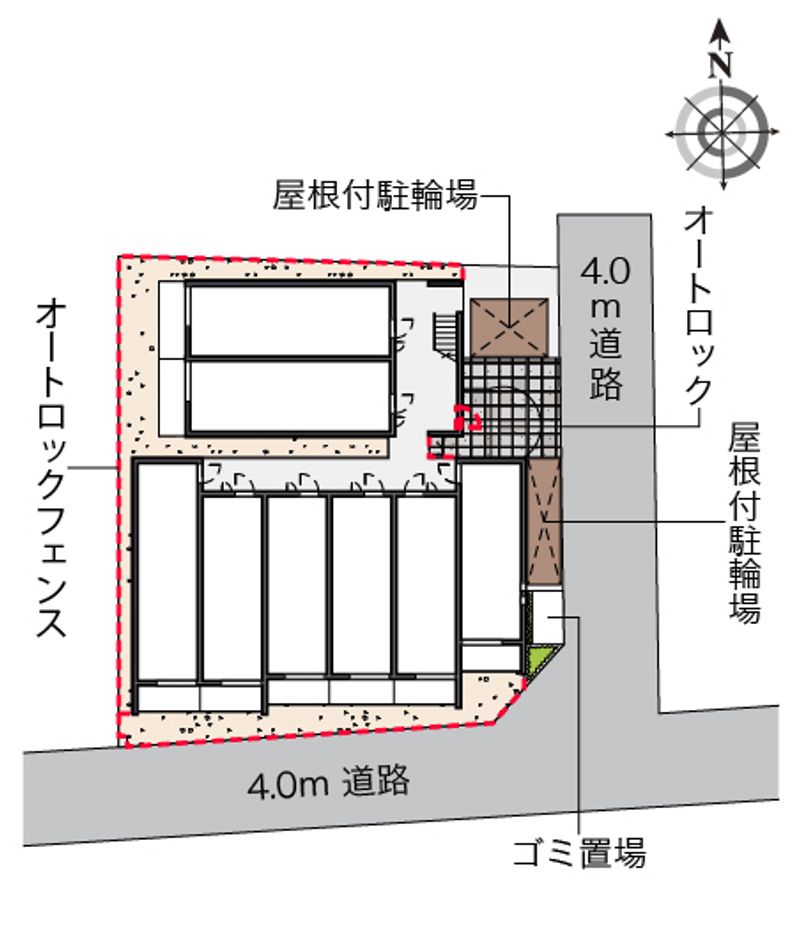 クレイノアンジュ 配置図