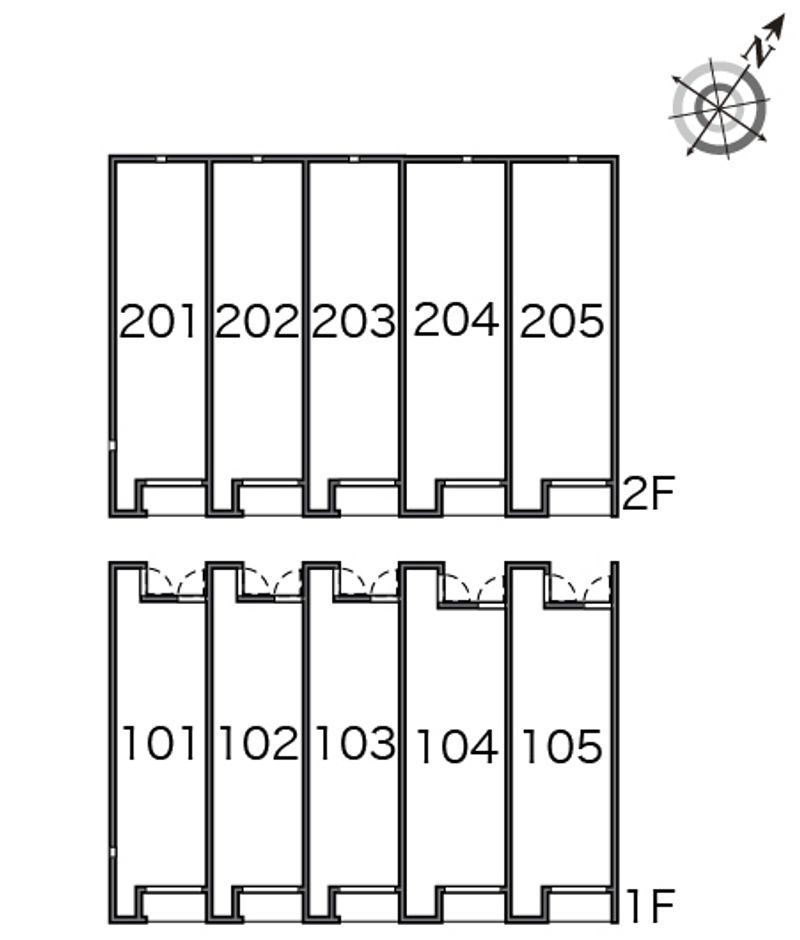 レオネクストセレーノ 間取配置図