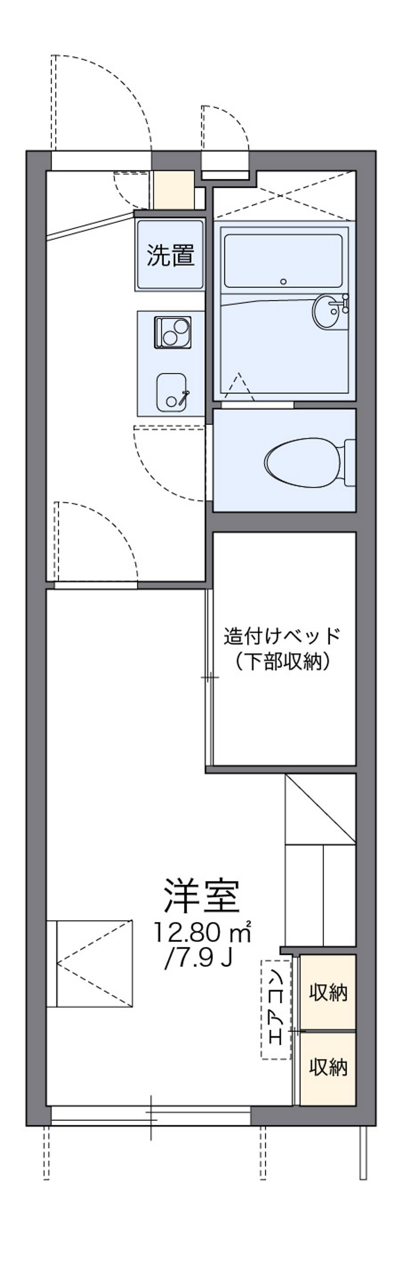 レオパレスＭＩＮＯＲＩＡ 間取図