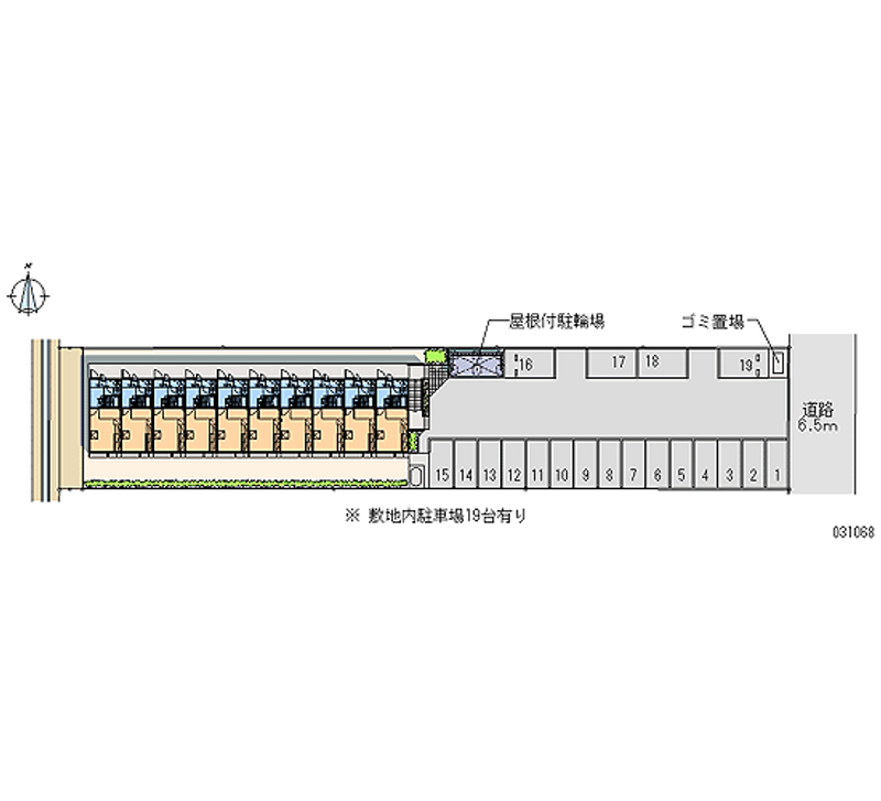 レオパレス中村 月極駐車場