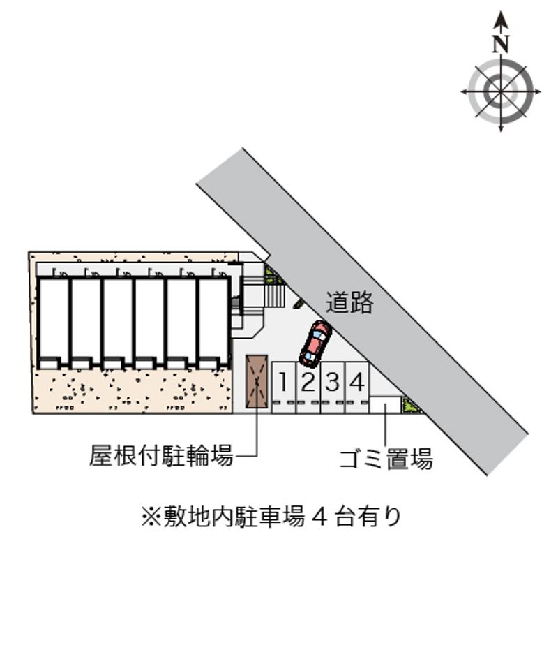 レオネクストＮＡＮＴＳＵＫＡⅡ 配置図
