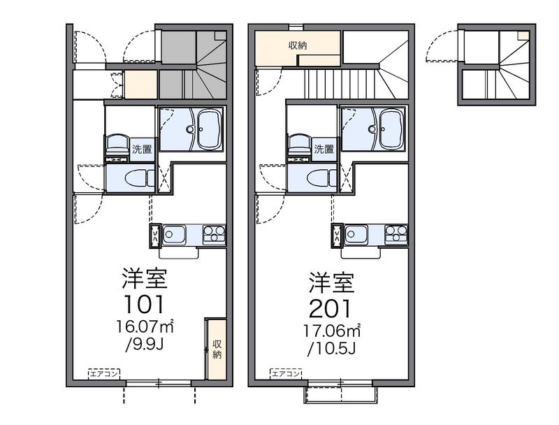 レオネクスト巌根 間取図