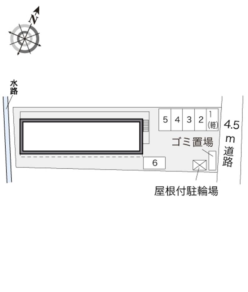 レオパレスＭＩＲＥ　Ⅱ 配置図