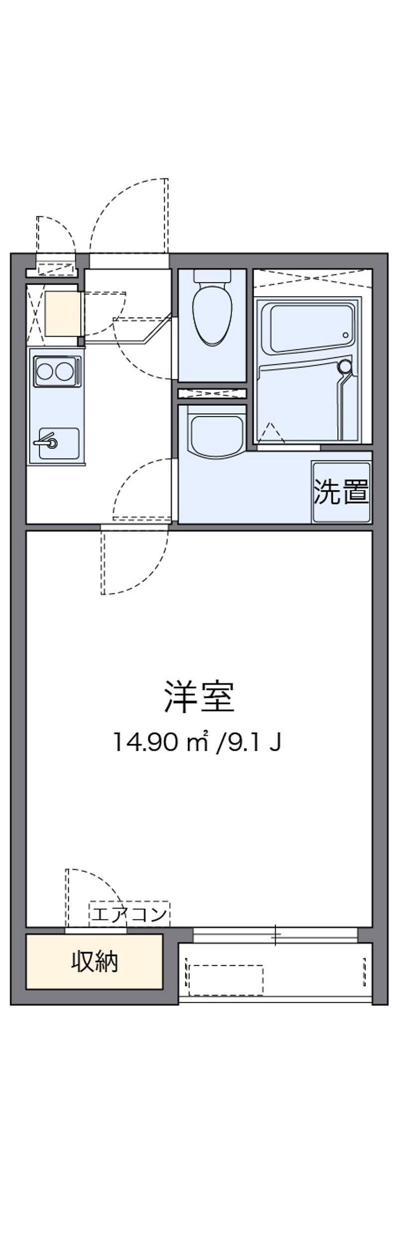 クレイノカサブランカ壱番館 間取図
