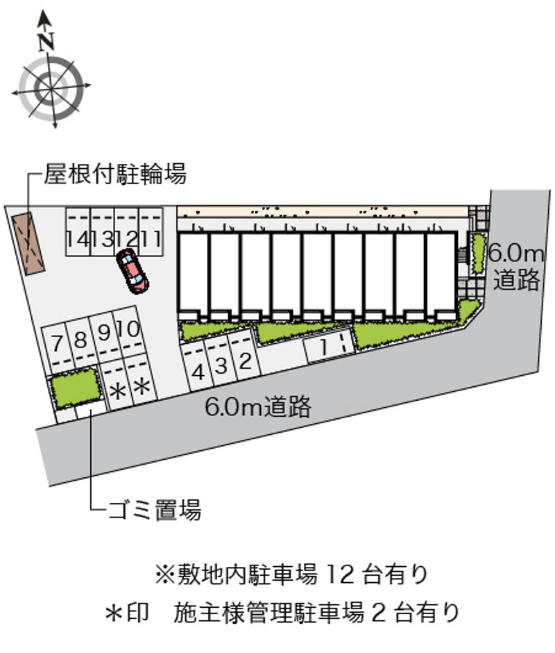 ミランダアビタシオン　Ⅲ 配置図