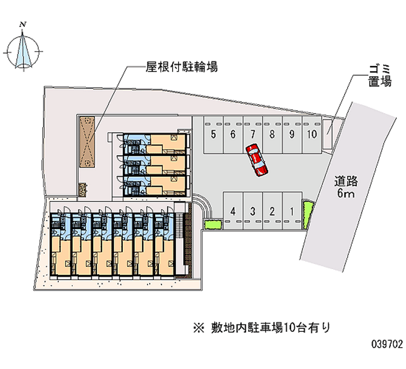 レオパレス霞ヶ関第二 月極駐車場