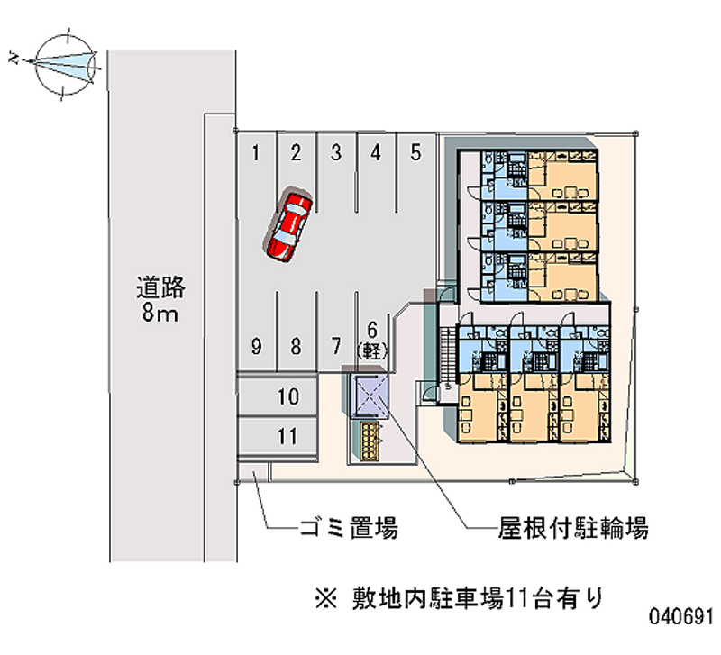 40691 Monthly parking lot