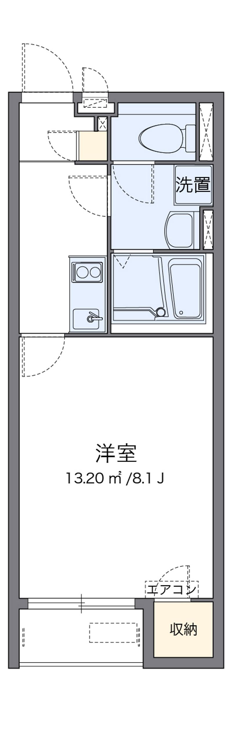 クレイノＭｉｙａｍａⅡ 間取図