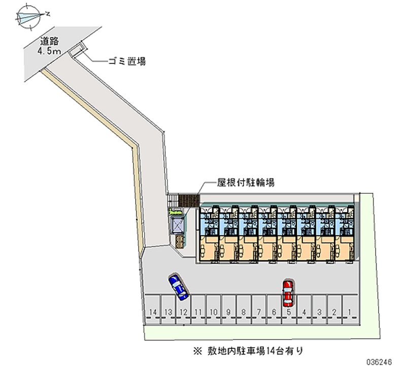 レオパレス愛宕 月極駐車場