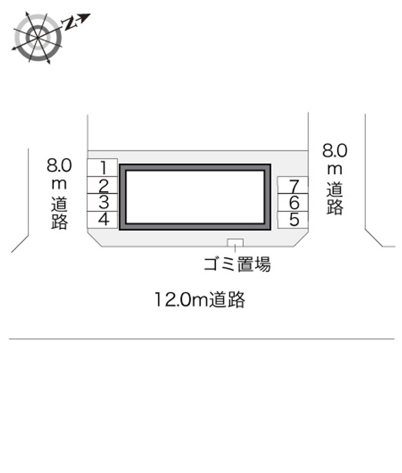 レオパレスドルチェ伊藤 配置図