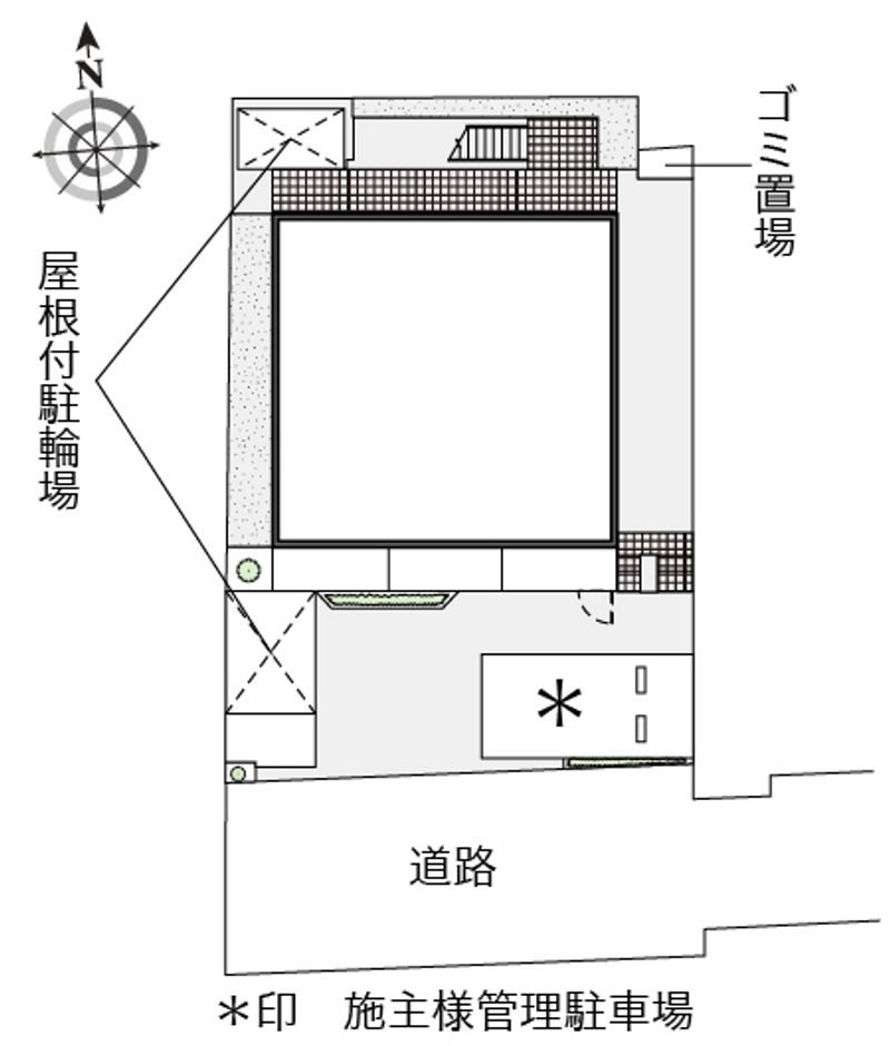 レオネクスト豊中岡町 配置図