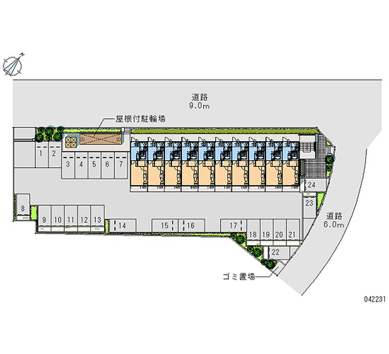 レオパレスソレイユ柏Ⅰ 月極駐車場