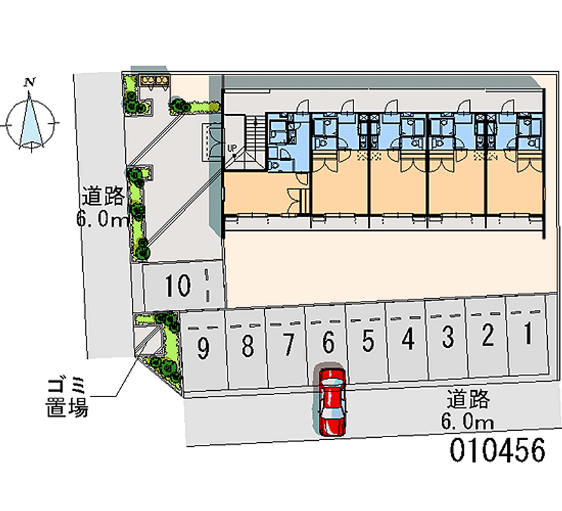 10456 Monthly parking lot