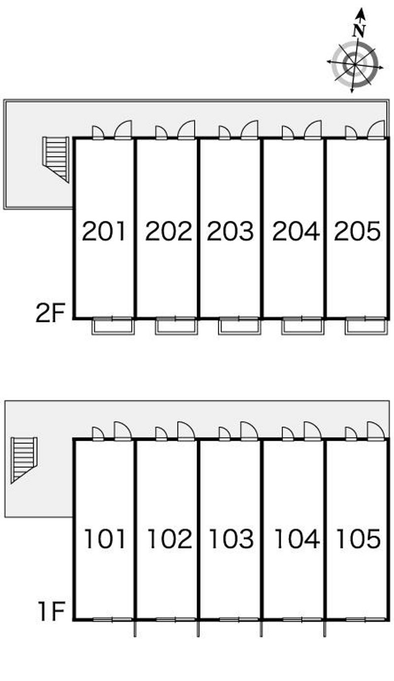 レオパレスハピ 間取配置図