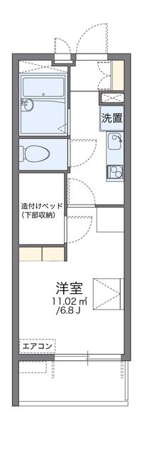 レオパレス萩崎 間取り図