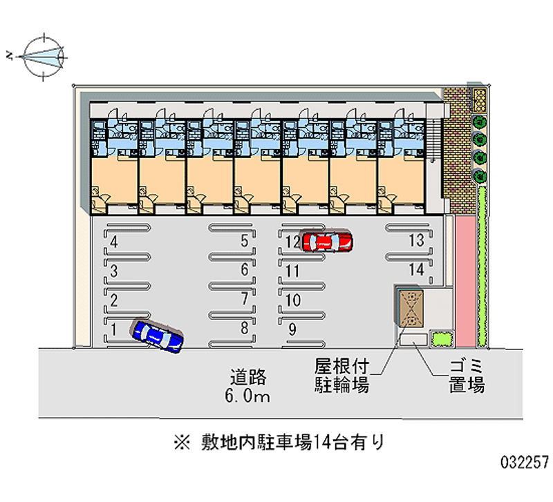 レオパレスＴＳＵＫＡＤＡ 月極駐車場