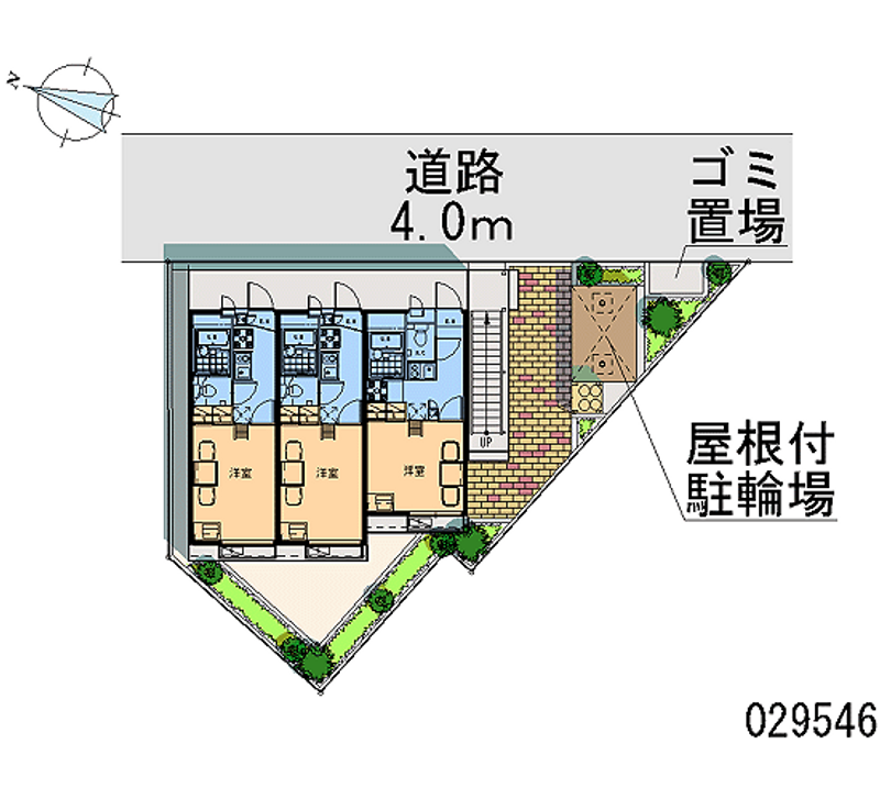 レオパレスすずらん 区画図