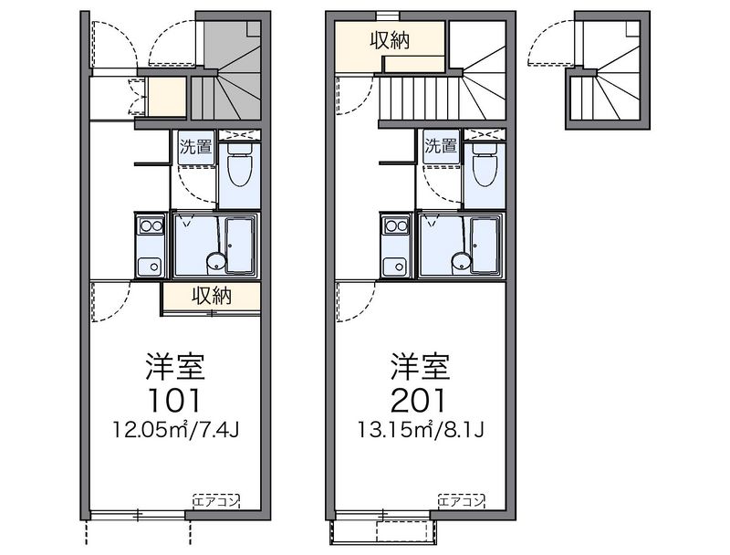 レオネクストクレストタウンＣ 間取図