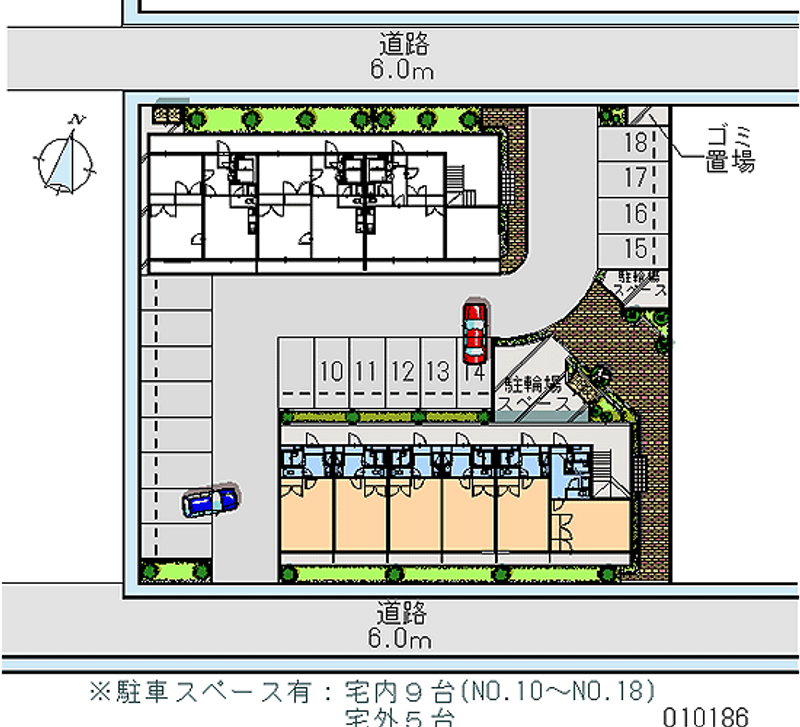 10186月租停车场