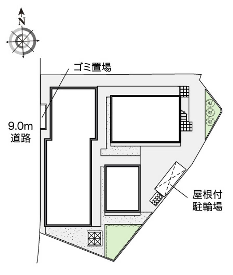 レオパレスアクア 配置図