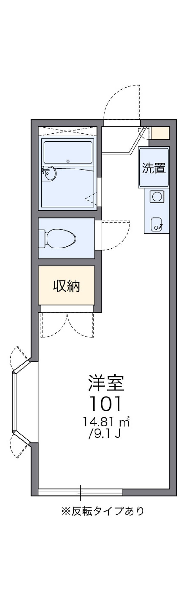 レオパレスＢｅｌｌｅ　ｄｅｍｅｕｒｅ 間取図