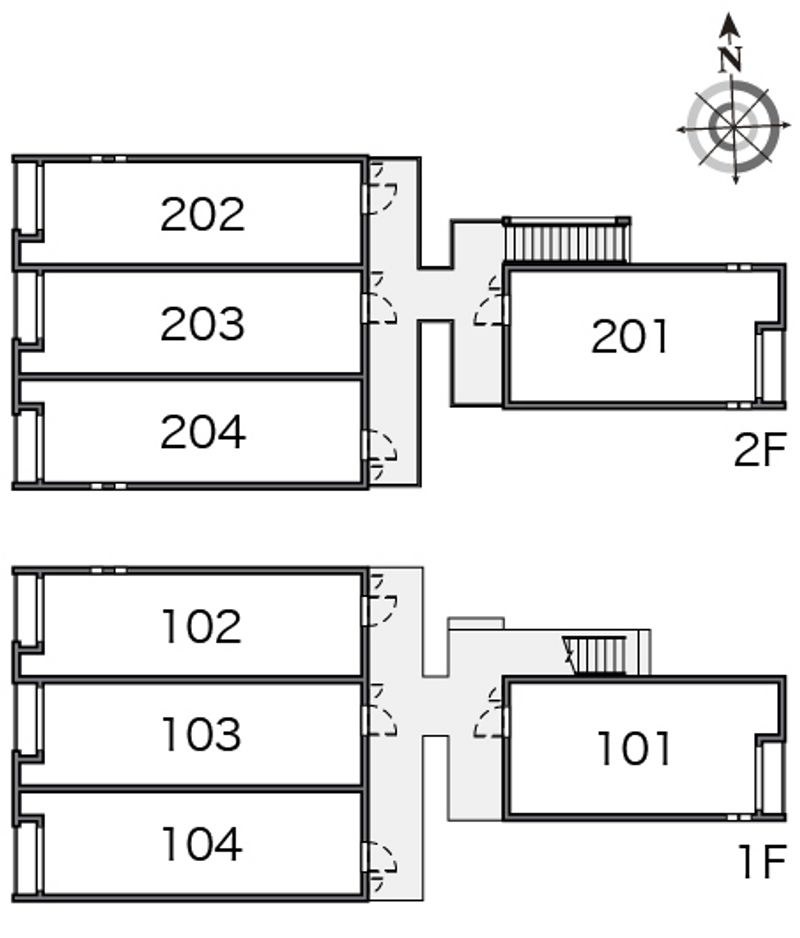 クレイノＮｅｘｕｓ 間取配置図