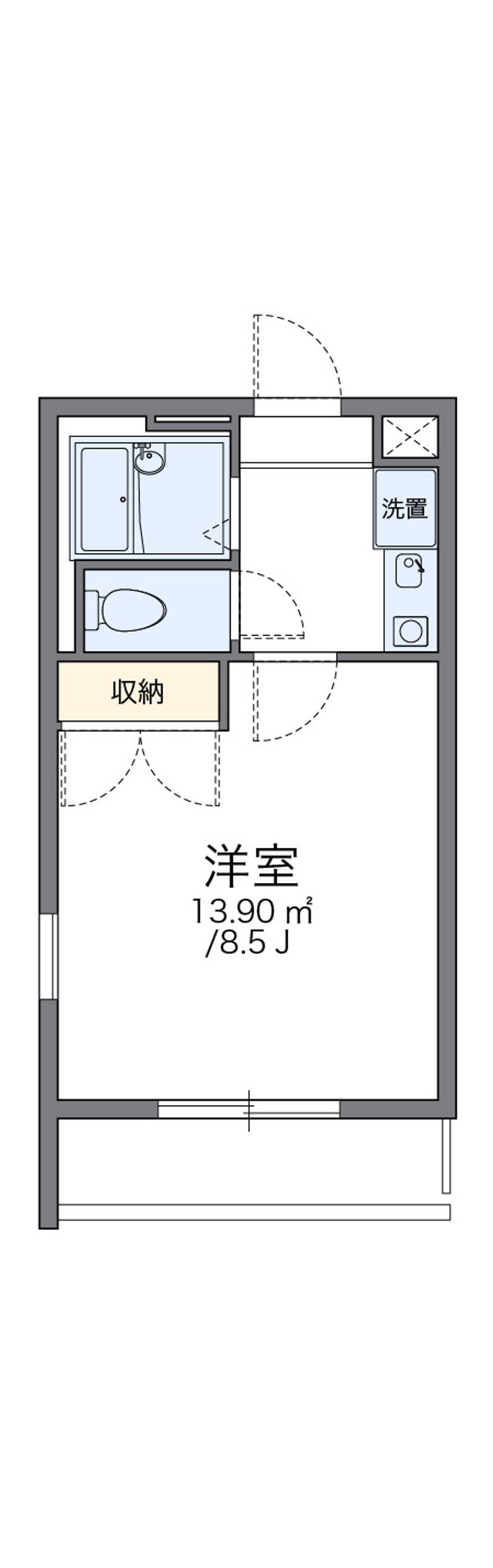 レオパレスさくらはうす 間取図